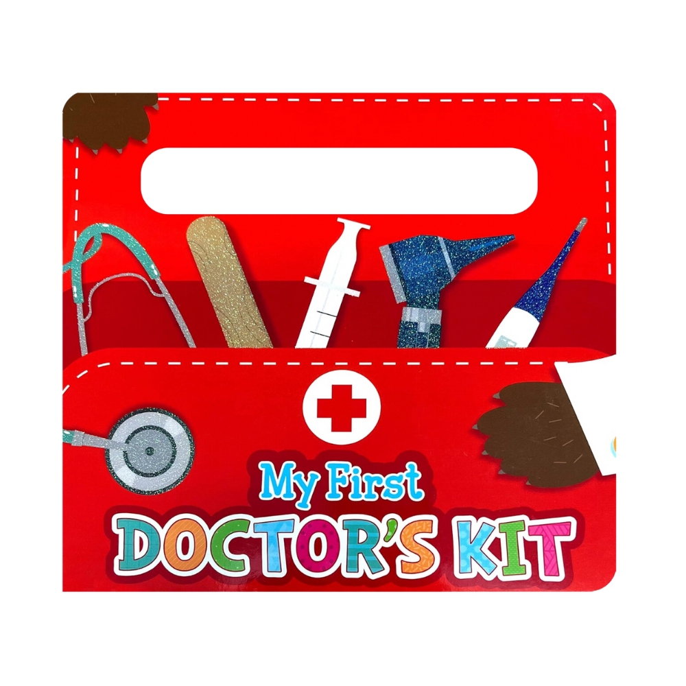 My First Doctor's Kit- Sensory Touch and Feel Board with Handle