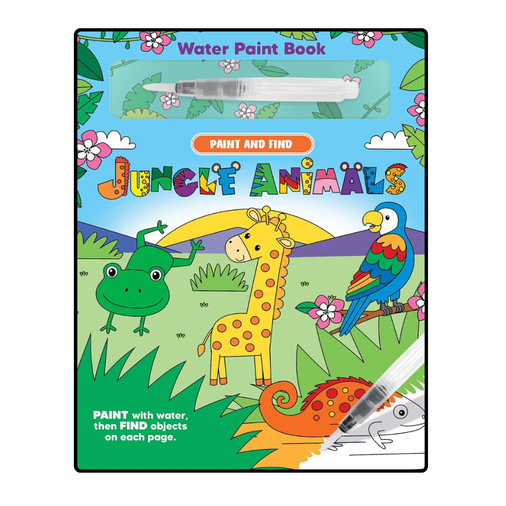 Jungle Animals - Children's Water Color Book